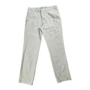 Used Eddie Bauer Classic Fit Slim  Pants Mens 32x30 Beige Khaki
